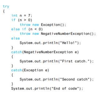 Correct the following method definition by adding a suitable throws clause: What happens if you...-2