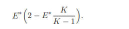 Let E * be the error rate of the Bayes rule in a K-class problem, where the true class probabilities...-2