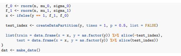 Repeat the simulation from exercise 1 100 times and compare the average accuracy for each method and...-2