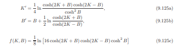 Show that the recursion relations for nonzero magnetic field are and the recursion relations (9.125)...