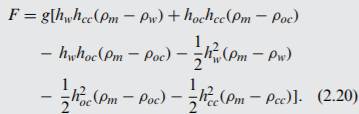 Determine the deviatoric stress in the continent for the oceanic–continental structure in Figure 2.3...-4