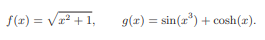 Write the following functions and compute their first and second derivatives, as well as their...