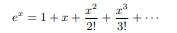 Explain why an infinite series with alternating signs, such as for x