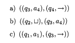 Using the coding system described in Section 5.2, find the codes for the following transitions:...-1