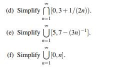 Let ? denote the set of real numbers, ? = (-8,8). (a) Use the distributive law to simplify (b) Use...-3