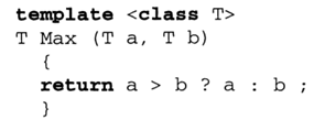 Overload the Max () template function specifically for type char*: For the following Complex class,...-1