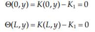 A long wide plate of thickness L, as shown in Figure 4.15, has both surfaces of the plate maintained...-1