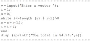 What does the following script do? (a) What happens if the Boolean expression in the while statement...