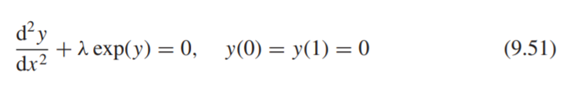 Bratu’s equation is an interesting boundary value problem that arises in a simplification of a...