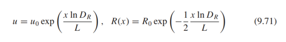 A fiber spinning problem is governed by the following equations from Middleman (1977): The ratio of...-3