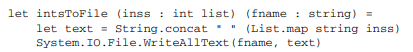 Write a bytecode assembler (in F#) that translates a list of bytecode instructions for the simple...