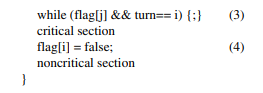 The following solutions are intended to solve the two-thread critical section problem. Thread0 and...-3