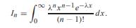 In this problem we verify that an Erlang (n, ?) PDF integrates to 1. Let the integral of the nth...