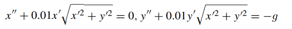 A projectile is launched from the origin with initial speed 200 m/s. Find the appropriate launch...