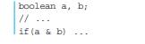 In the following fragment, is the & a bitwise or logical operator? Why?