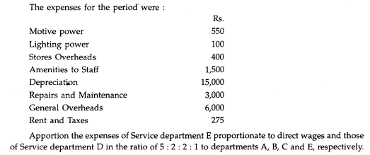 In a light engineering factory, the following particulars have been collected for the three-monthly...-2