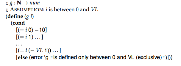 A table is a function that consumes natural numbers between 0 and VL (exclusive) and produces...