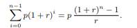 If an amount a is borrowed at interest rate r for n years, then the total amount to be repaid is...-2