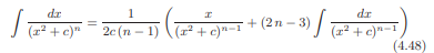 In this exercise we describe an approach for deriving the integral reduction formula where the...-1