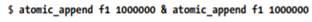 This exercise is designed to demonstrate why the atomicity guaranteed by opening a file with the...-2