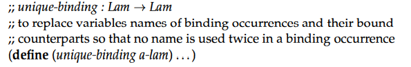 Develop the function where Lam is the class of expression representations from exercise 32.1.1....