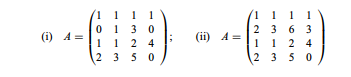 Decide whether the following systems of linear equations are consistent and find the solutions....-3