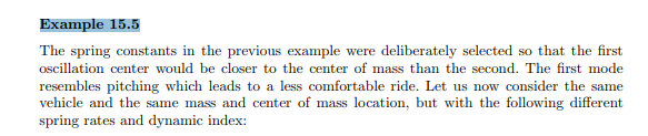 Consider Example 15.5 and calculate the locations of the oscillation centers as a function of the...