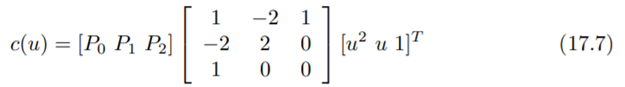 Write Equation (17.8) in a matrix form similar to (17.7).-1