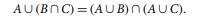 Prove the second version of the distributive law: Prove the following. (a) A n (A ? B) = A -1 (b) A...