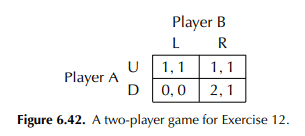 In this chapter we discussed dominant strategies and noted that if a player has a dominant strategy...