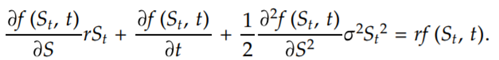 Show that the Black-Scholes formula for European call value: satisfies the Black-Scholes PDE:-2