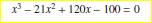 Take the cubic equation: and find its roots. Now perturb the coe ffi cient of x 3 so that it becomes...