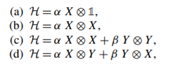 Construct the unitary matrix, of the quantum gate one would obtain from the Hamiltonian, H, at time...-2