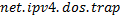 Which of the following parameters can be used to prevent a DoS attack? (Choose two.) A. B. C. D.-2