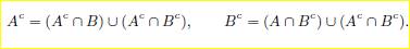 Let A and B be two sets. (a) Show that (b) Show that (c) Consider rolling a six-sided die. Let A be...-1