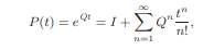 Show that the solution to the matrix equation (8.17) with the initial condition P(0) = I can be...-1