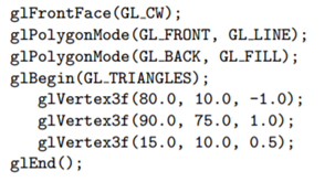 If the polygon declaration part of square.cpp is replaced with the following piece of code, then is...