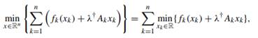 Prove the equality between the last two lines of (13.19) using the definition of min. That is, prove...-2