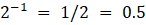 If we want to convert a decimal value less than one to binary, we need a different approach. To...-2