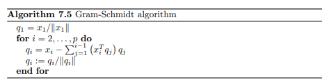 Use the R functions qr and qr.solve to check the C++ results for the least-squares example of...