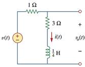 Consider the circuit of Fig. 7.97. Find vo(t) if I(0) = 6 A and v(t) = 0.... 1 answer below »...