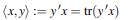 For column vectors x and y, we defined their inner product by This suggests that for r×n matrices A...-1