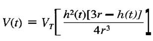 Consider the process shown in Fig. P3-6. The tank is spherical with a radius of 4 ft. The nominal...-2