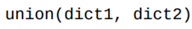 Write a function that returns a new dictionary that contains all of the entries of the two...