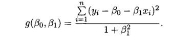 An alternative to the least squares method is the orthogonal regression method. According to the...