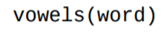 Write a function that returns the same result as Exercise 6.1.1 without using the count method. (Use...-2