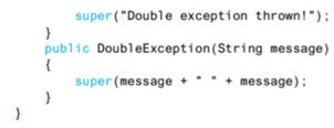 Suppose the exception class ExerciseException is defined as follows: What output would be produced...-7