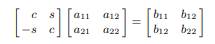 (a) Write a routine that uses a one-sided plane rotation to symmetrize an arbitrary 2 × 2 real...-1