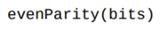 Parity checking is an even simpler error detection algorithm that is used directly on sequences of...-1