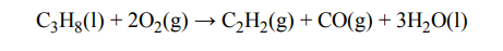 Calculate the heat of reaction at 90°C for the Sachse process (in which acetylene is made by partial...